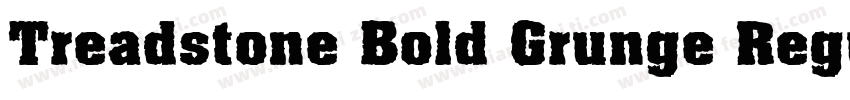 Treadstone Bold Grunge Regular字体转换